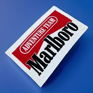 Marlboro Adventure Team Beach Towel 56x35 OSFA Vintage 90s Summer Terry Cloth